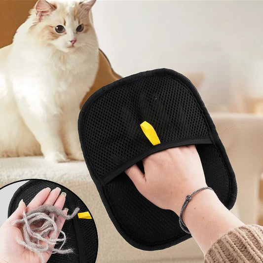 Guante Removedor de Pelos para Mascotas – Ideal para Sofás, Ropa y Alfombras | Perros, gatos, etc.